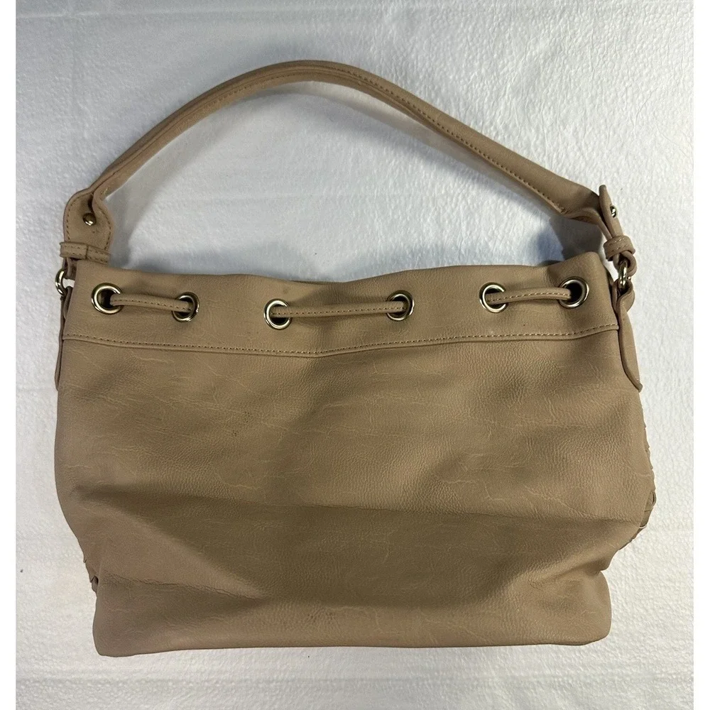 Tan Faux Leather‎ Purse NOATD Handbag - Very Nice Great Condition